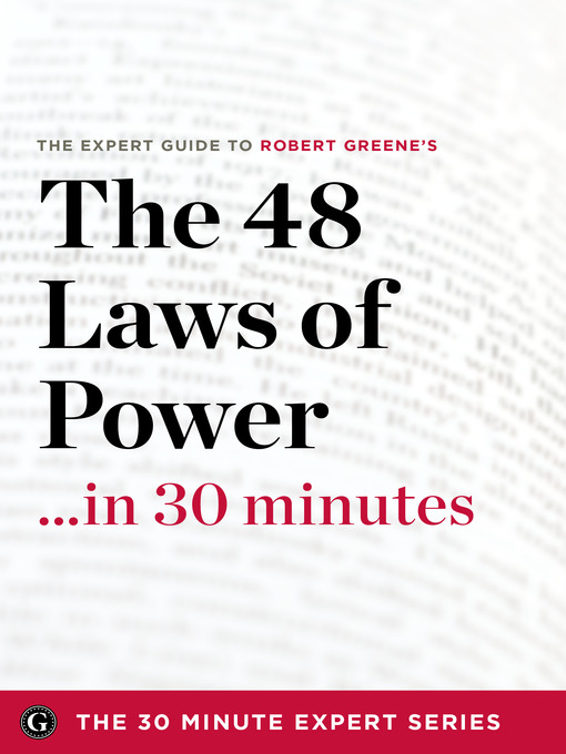 Cover image for The 48 Laws of Power in 30 Minutes